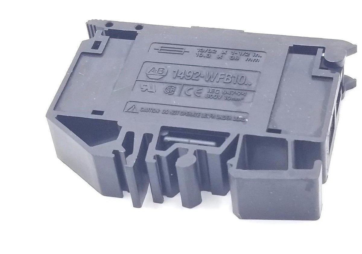 Used ALLEN BRADLEY 1492-WFB10 IEC SINGLE CIRCUIT FUSIBLE BLOCK 1492WFB10