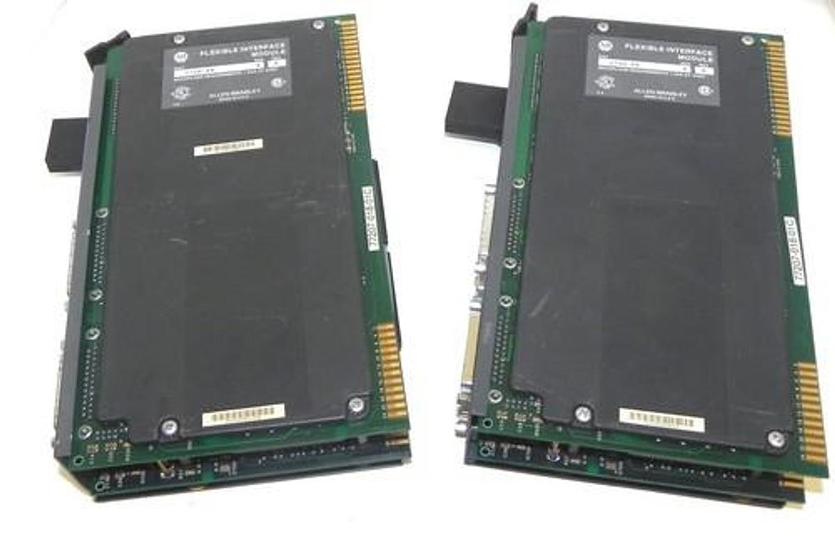 Used 2 ALLEN BRADLEY 2760-RB FLEXIBLE INTERFACE MODULE SER. A REV. B W/ 2760-SFC1