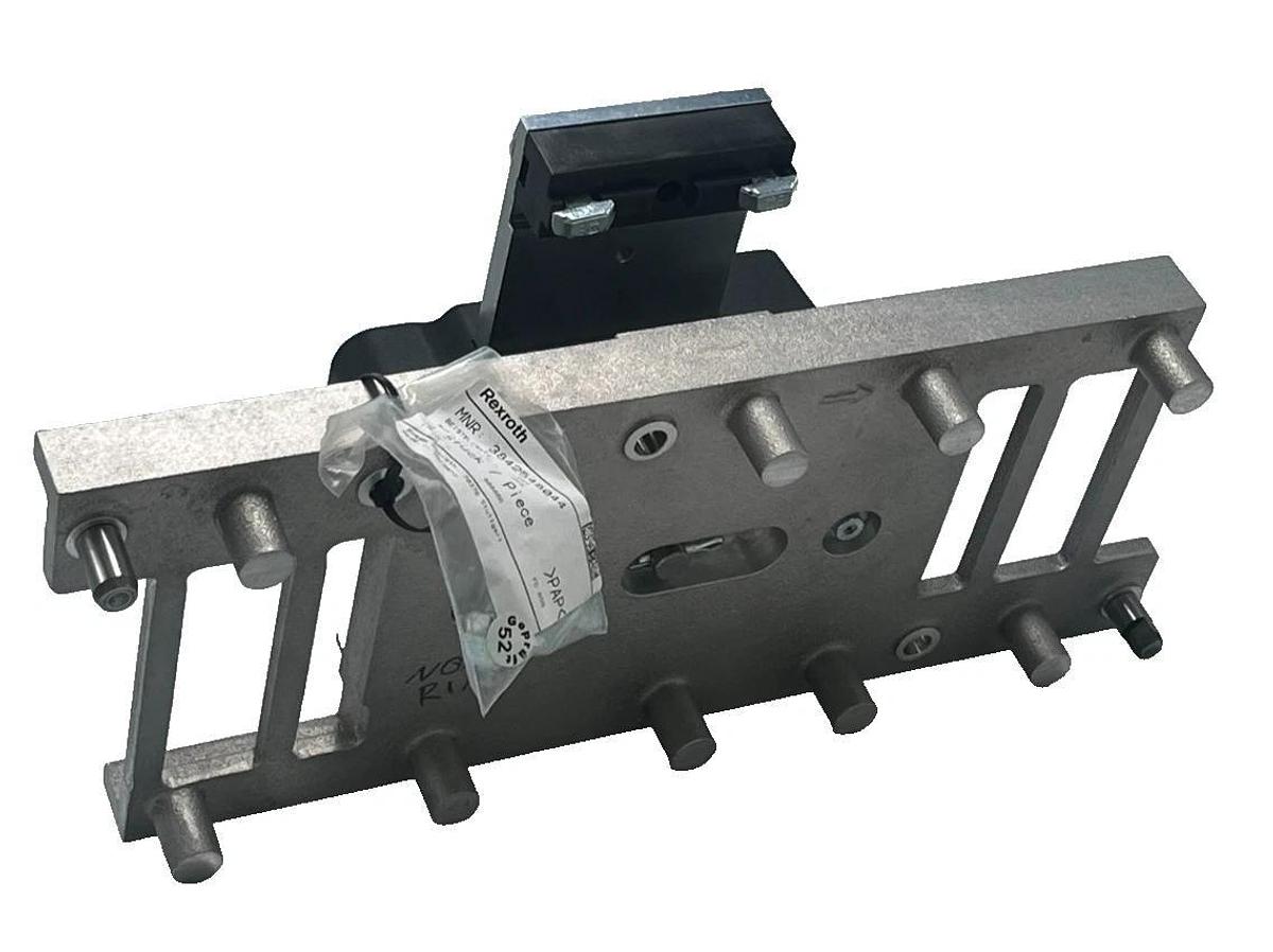 Rexroth Bosch 3842504713 Pneumatic Positioning Unit FMS Transfer Line Stop Gate