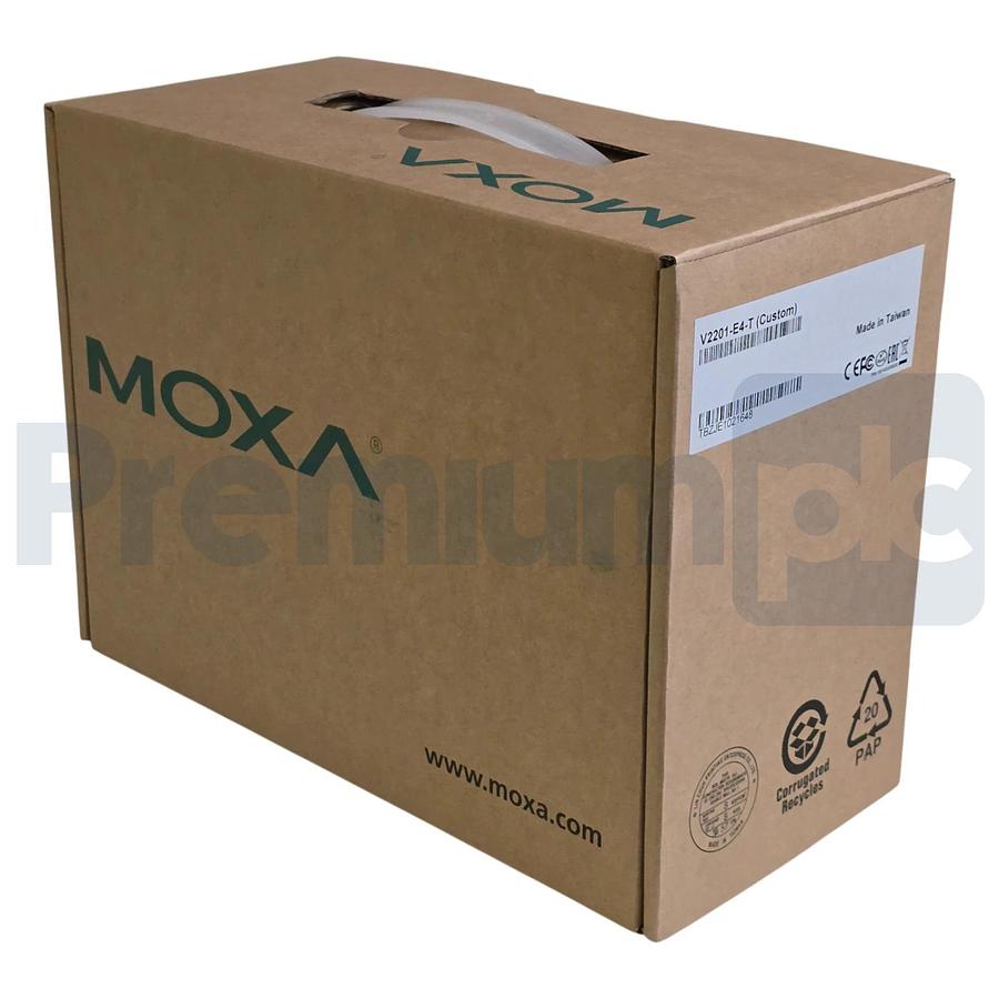 MOXA V2201-E4-T (Custom) V2201 DIN-rail x86 Computer IPC Intel Atom E3845 NSMP