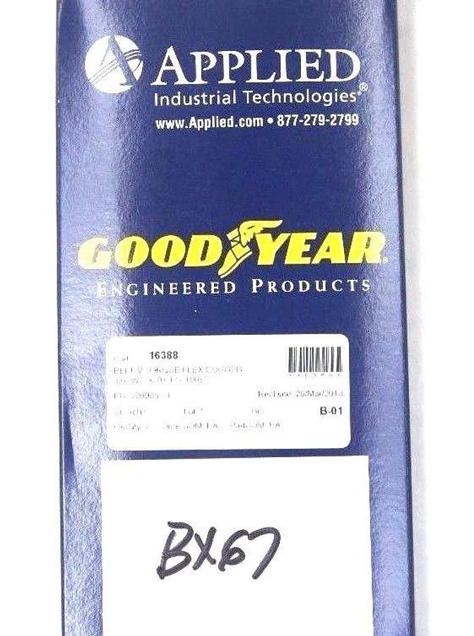 Used LOT OF 4 NEW GOODYEAR BX67 TORQUE-FLEX MATCHMAKER SC BELTS 66" WD X 70" LG