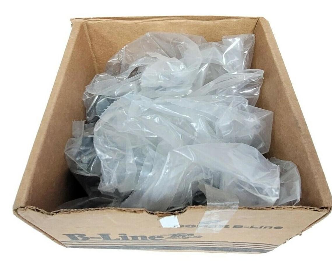 Used 30 NEW COOPER B-LINE B2004ZN 1 1/4'' EMP STRUT STRAP PIPE CLAMP FITTINGS