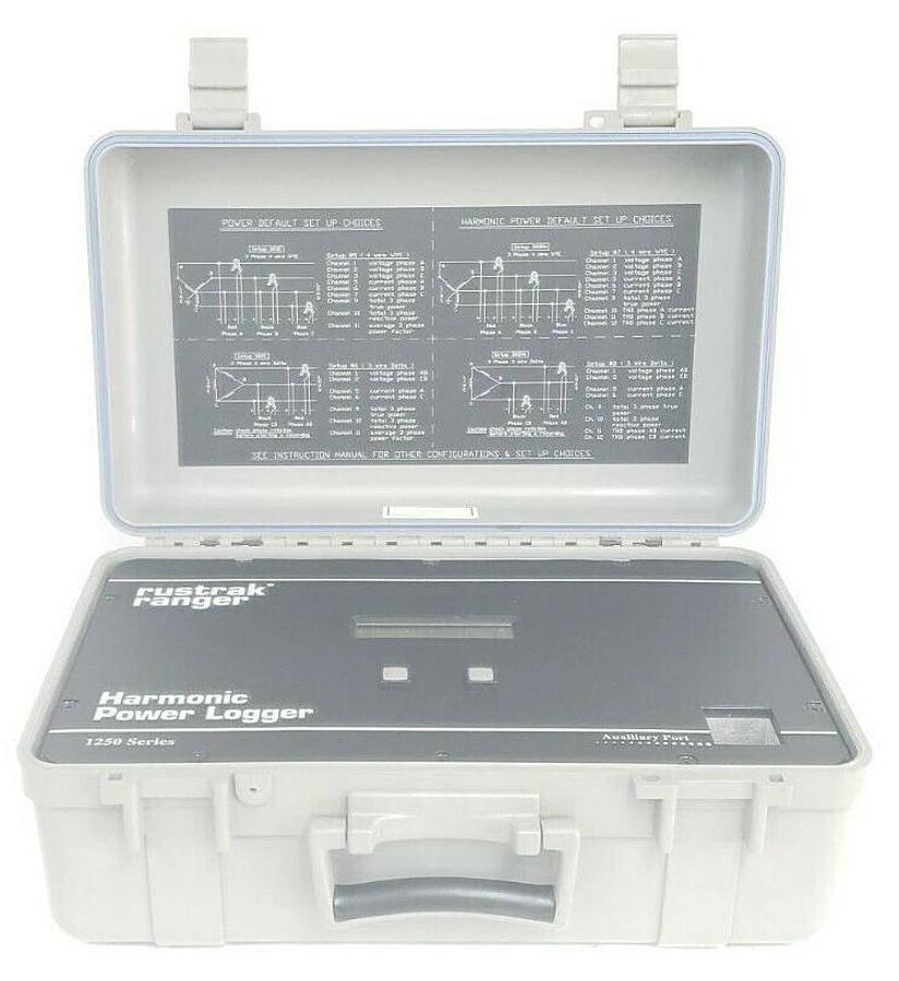 Used RUSTRAK RANGER 1250 SERIES HARMONIC POWER LOGGER RR2-1258-3
