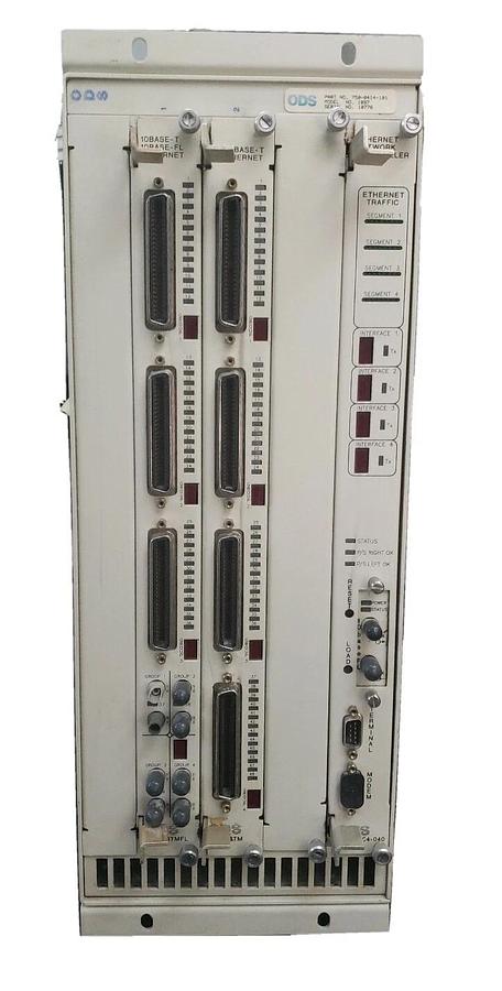 Used ODS 750-0414-101 MODEL 1097 4SLOT CHASSIS W/ 1094-BTM, 1094-BTML & 1094-ENC4-040