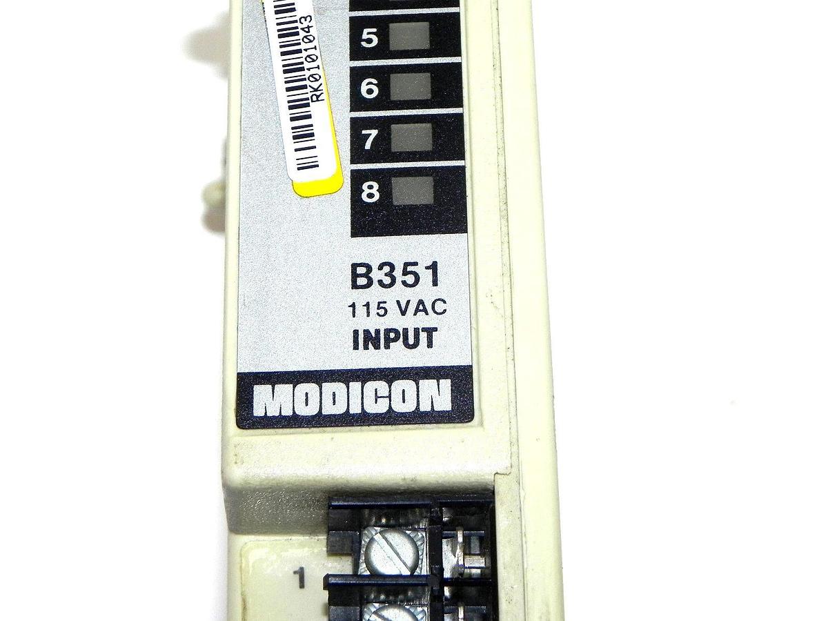 Used GOULD MODICON B351 INPUT MODULE 115VAC