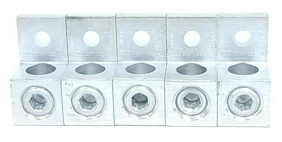Used LOT OF 5 NEW ILSCO D831 LUGS TA-250