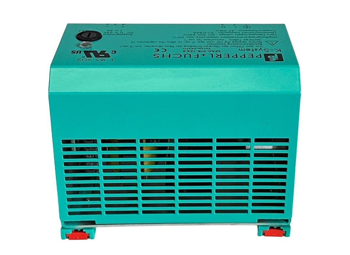 Used PEPPERL+FUCHS KFA6-STR-1.24.4 / 54270 K-System POWER SUPPLY 100-240VAC 47-63Hz