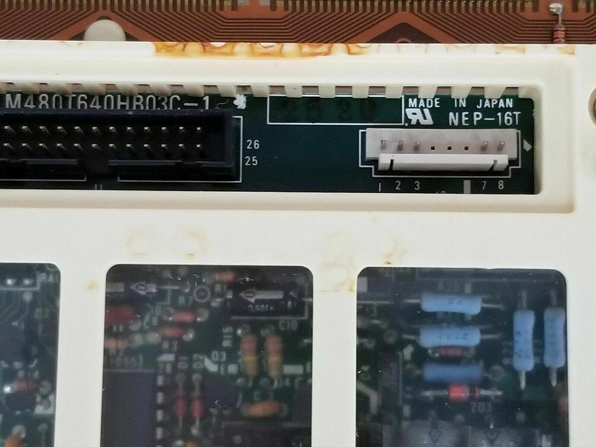 Used MATSUSHITA ELECTRIC MD480T640PG4 PLASMA DISPLAY 38F4744 W/ M480T640HB03C-1 BOARD