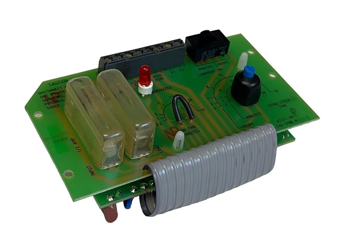 Used LUBRIQUIP GRACO 572-142-590 H / 572142590 TIMER MODULE 115/230V 50/60Hz NSNP