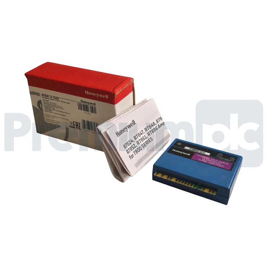 Honeywell R7861A1026 7800 Series Dynamic Self-Check UV Flame Amplifier NSMP