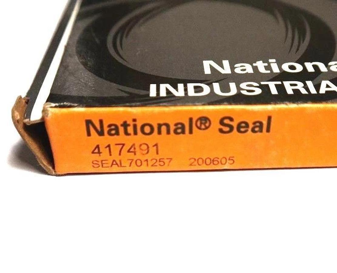 Used NIB NATIONAL SEAL TIMKEN 417491 OIL SEAL 3.312" X 4.376" X 0.5", 701257, 200605