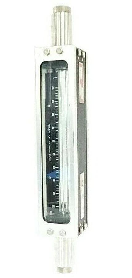 Used BROOKS INSTRUMENTS 1110-08H2B1A SLPM FLOW METER, 0-100% OF MAX FLOW, 111008H2B1A