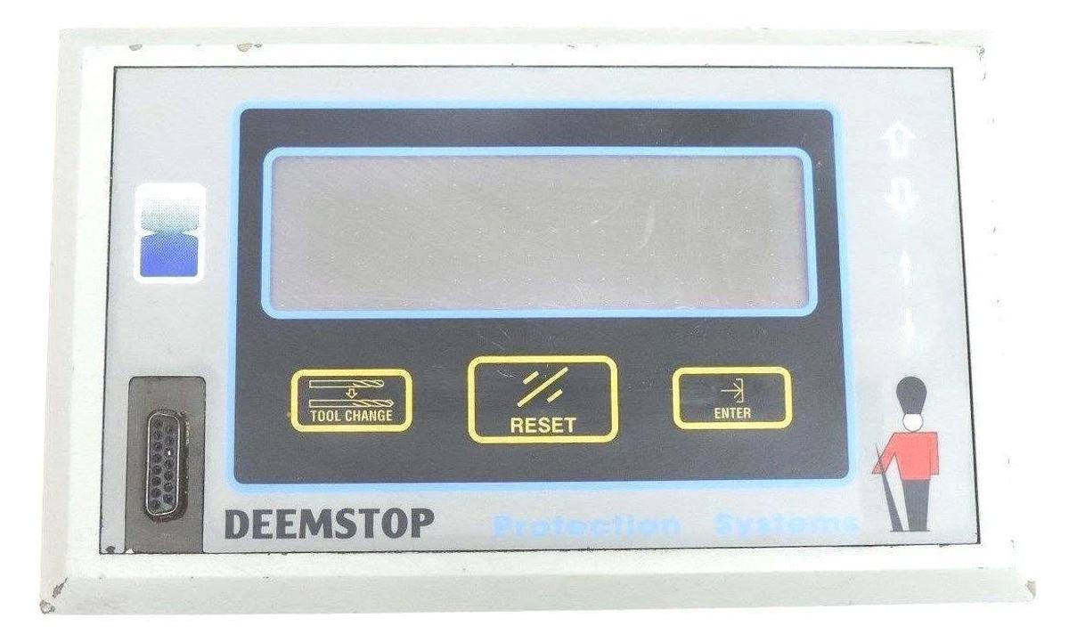 Used DEEMSTOP DDU/CX TOOL CHANGER INTERFACE +18VDC, 0.2/1.0A, DDUCX