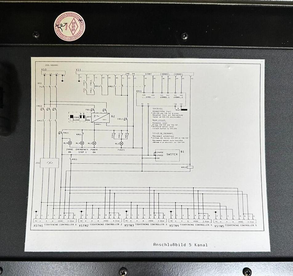 Used ATLAS COPCO 4240 0701 00 / 4240070100 power MACS ASSEMBLY SYSTEM 200-480VAC 20A