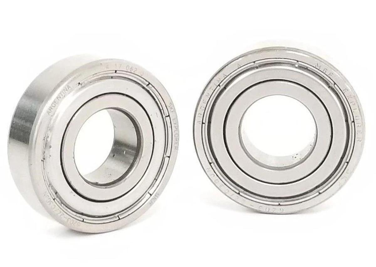 Used LOT OF 2 SKF 6203-2Z/GJN BALL BEARINGS 62032ZGJN