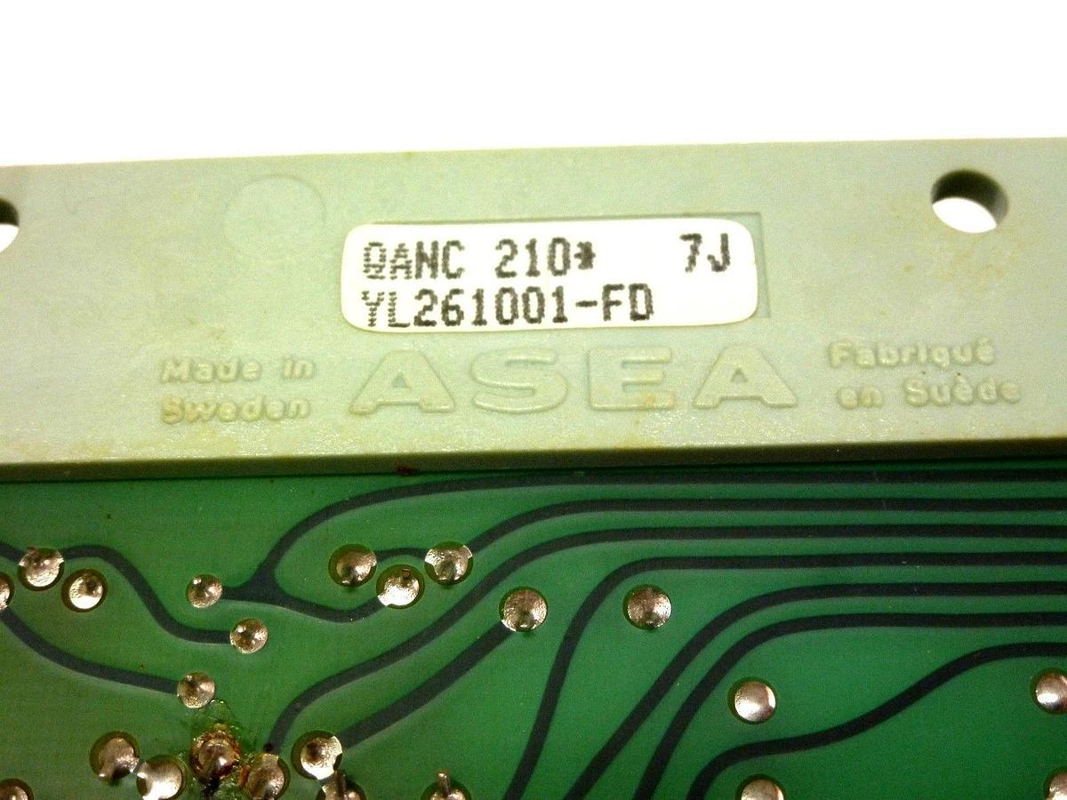 Used ASEA / ABB QANC-210 7J YL261001-FD MODULE YL261001FD