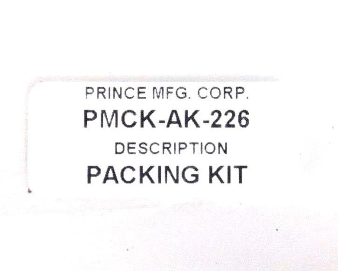 Used NIB PRINCE MFG. CORP. PMCK-AK-226 PACKING KIT PMCKAK226