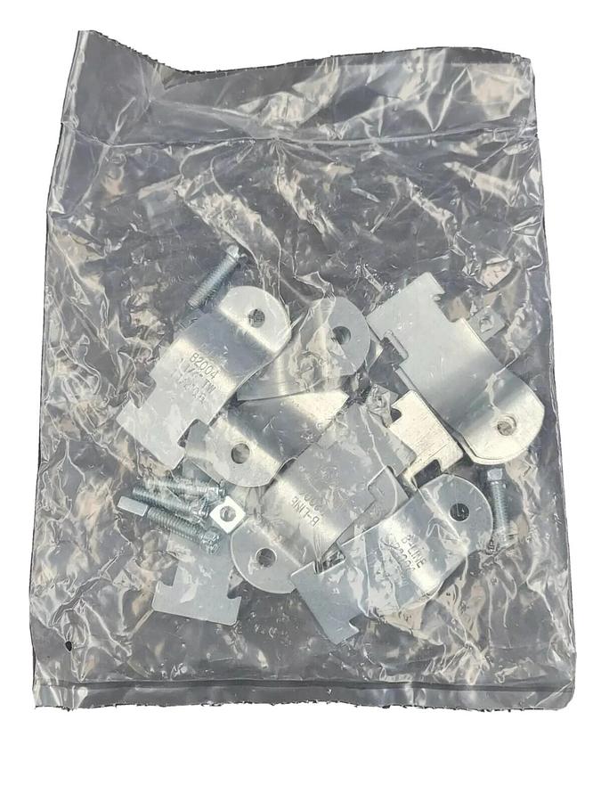Used 30 NEW COOPER B-LINE B2004ZN 1 1/4'' EMP STRUT STRAP PIPE CLAMP FITTINGS
