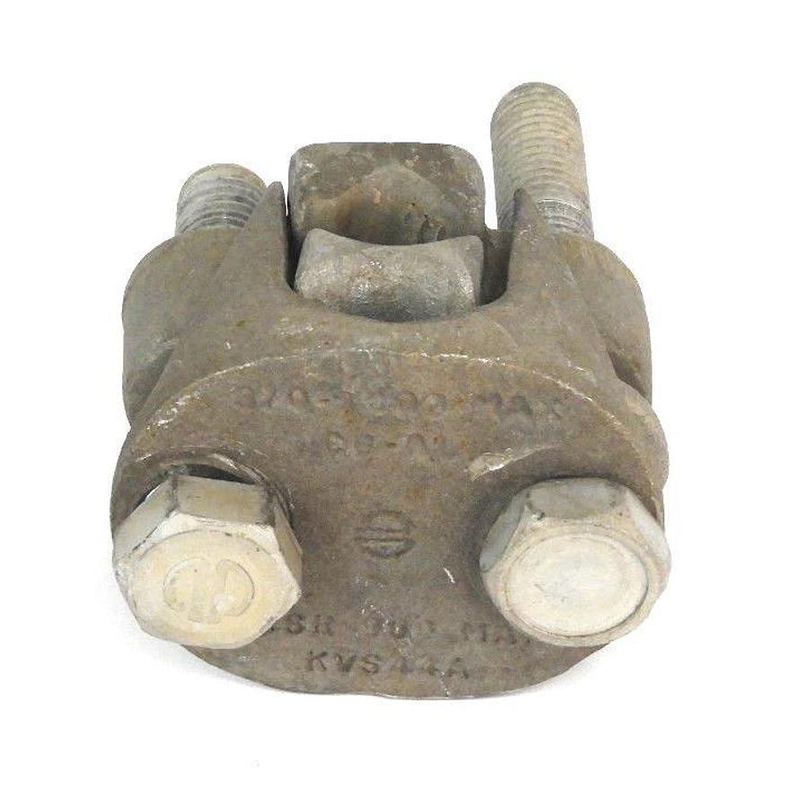 Used BURNDY KVS44A 2-BOLT CONNECTOR ACSR 900 MAX, CU-AL 3/0-1000 MAX
