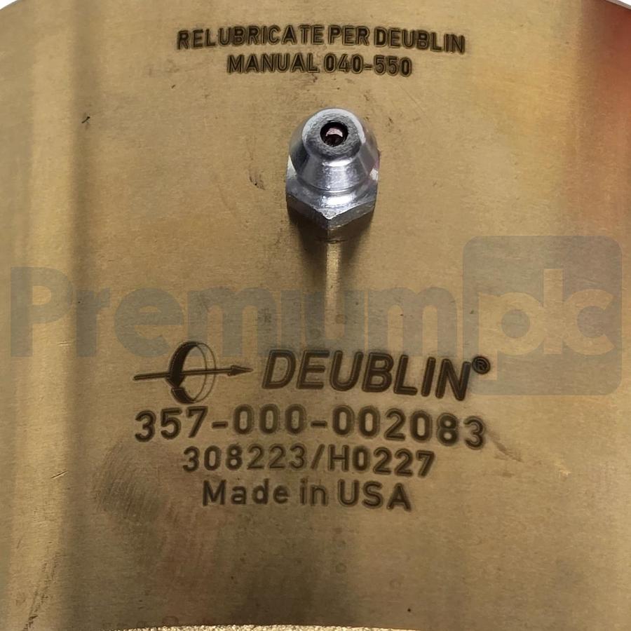 Deublin 357-000-002083 Rotary Union 1" NPT RH Duo-Flow Water Steam Oil NSMP