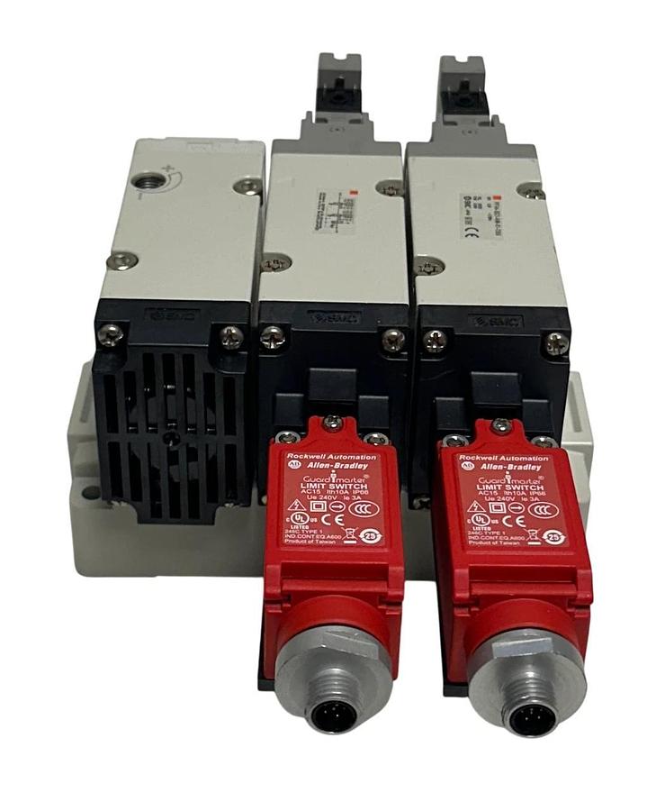 SMC VP744-5DZ1-04N-S1-X555 / VP7445DZ104NS1X555 SAFETY SOLENOID VALVE 24VDC NSMP