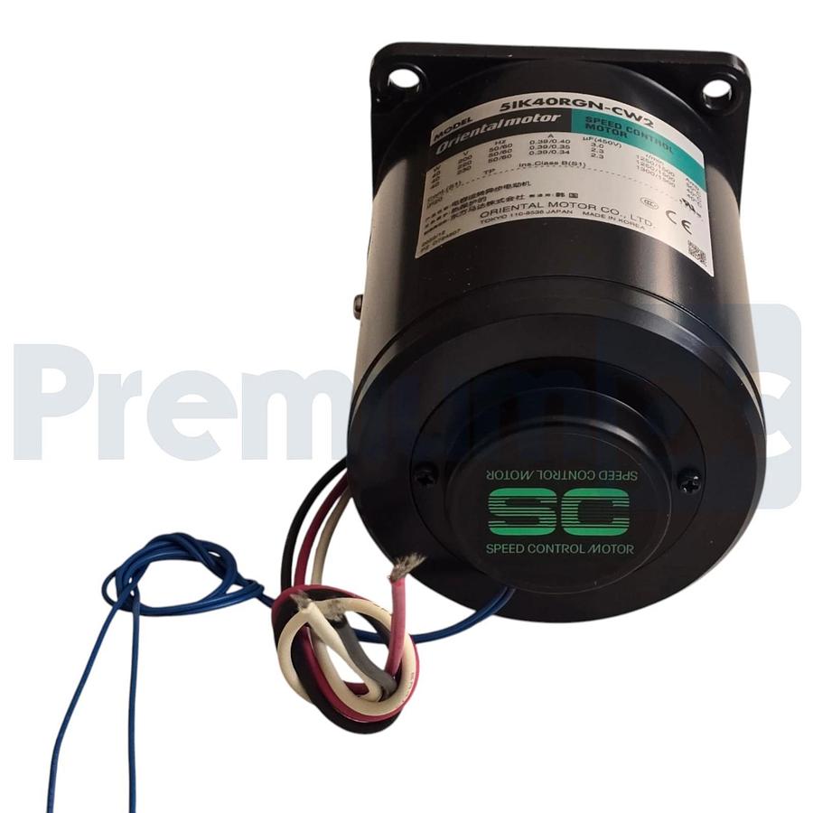 Oriental Motor 5IK40RGN-CW2E Induction Motor w/ CH23BFAUL 2.3µF Capacitor NSMP
