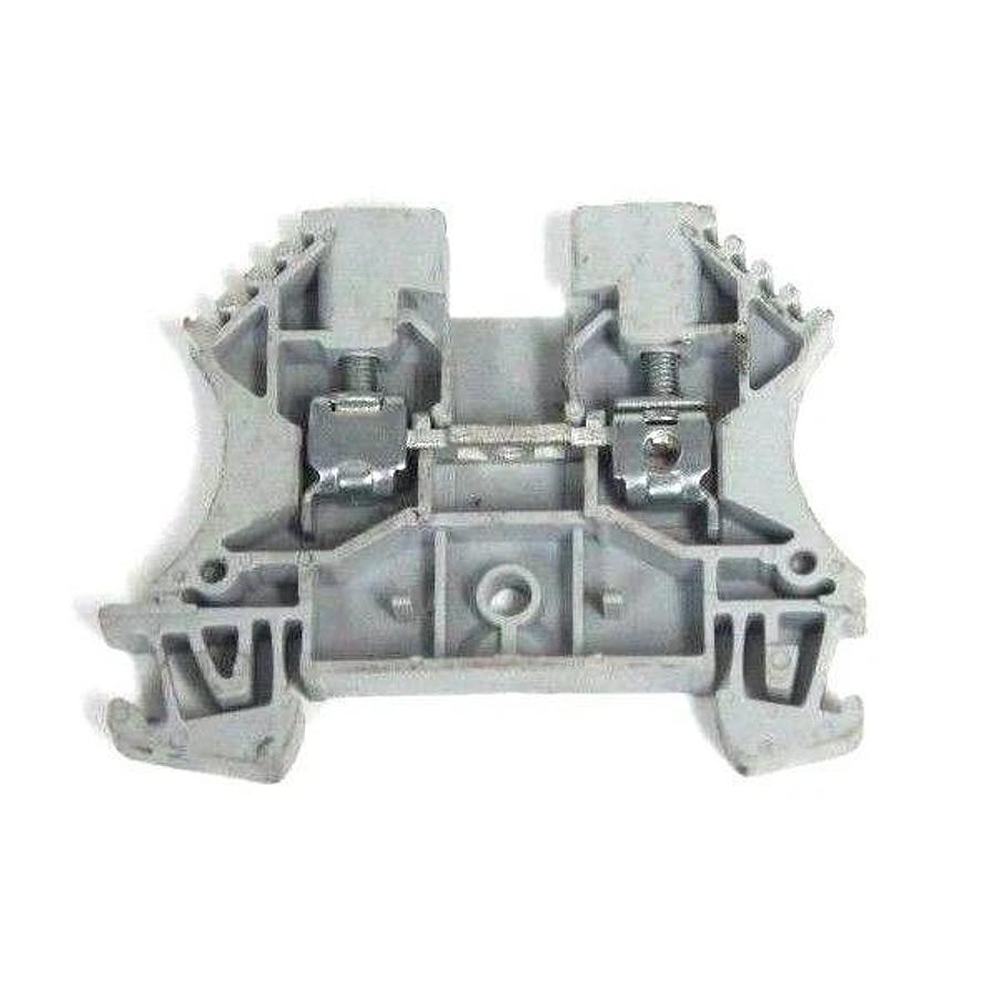 Used LOT OF 12 ALLEN BRADLEY 1492-J4 GRAY TERMINAL BLOCKS 4MM, 22-10AWG, 800V, 1492J4