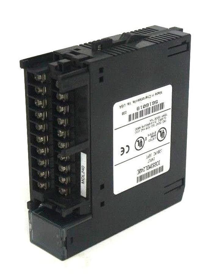 Used GE FANUC IC693MDL240E INPUT MODULE 120VAC INPUT 16PT MISSING DOOR