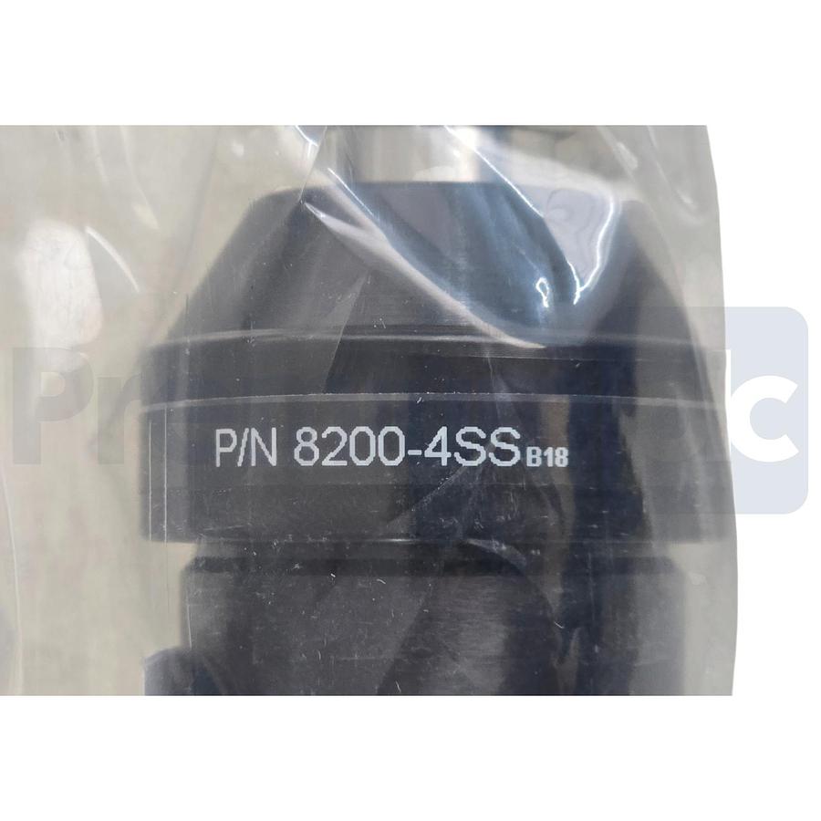 Used SDG Inc 8200-4SS Inline Hydrocarbon Trap 200cc 1/4" SS Fittings Gas Purifier NEW