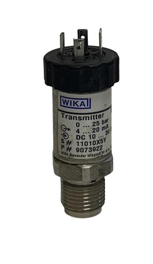 Used WIKA S-10 / 9073922 PRESSURE TRANSMITTER 10-30VDC 0-25BAR 4-20mA OEM USNP