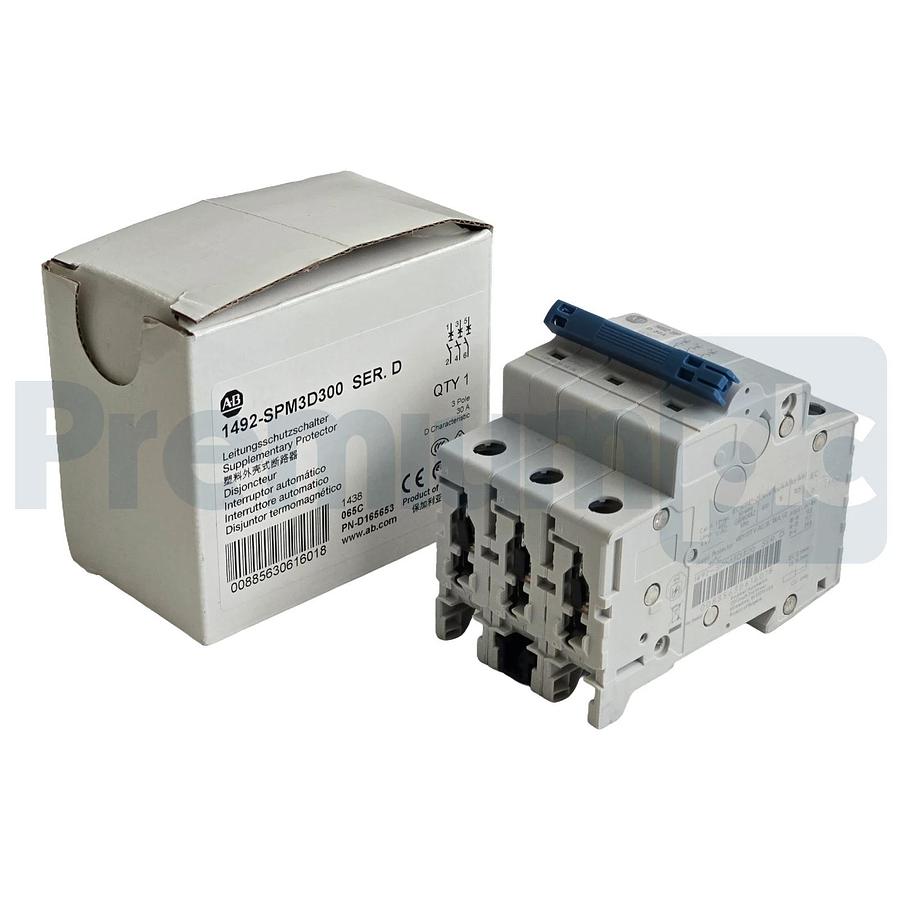 Allen-Bradley 1492-SPM3D300 /D Supplementary Protector 30A 3P Circuit Breaker