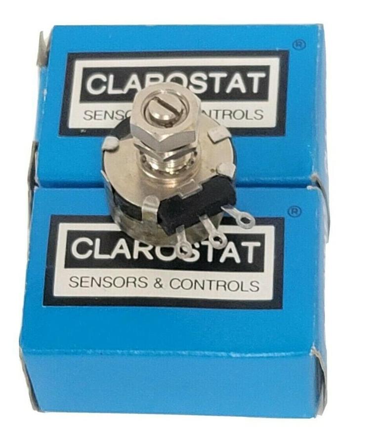 LOT OF 2 NIB CLAROSTAT RV4LAYSA104A POTENTIOMETERS 53C2-100K-S