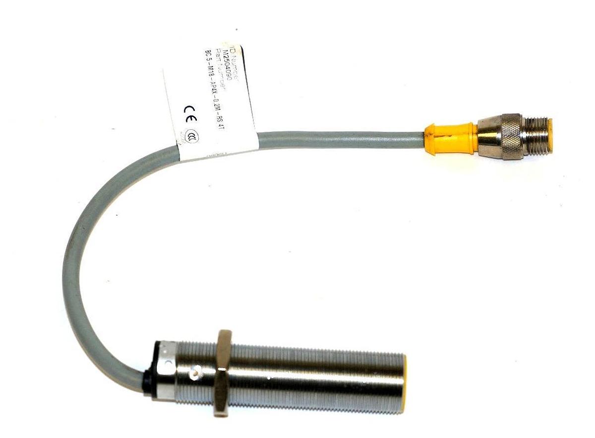 Used TURCK BC 5-M18-AP4X-0.2M-RS 4T CAPACITIVE SENSOR M2504090, BC5-M18-AP4X