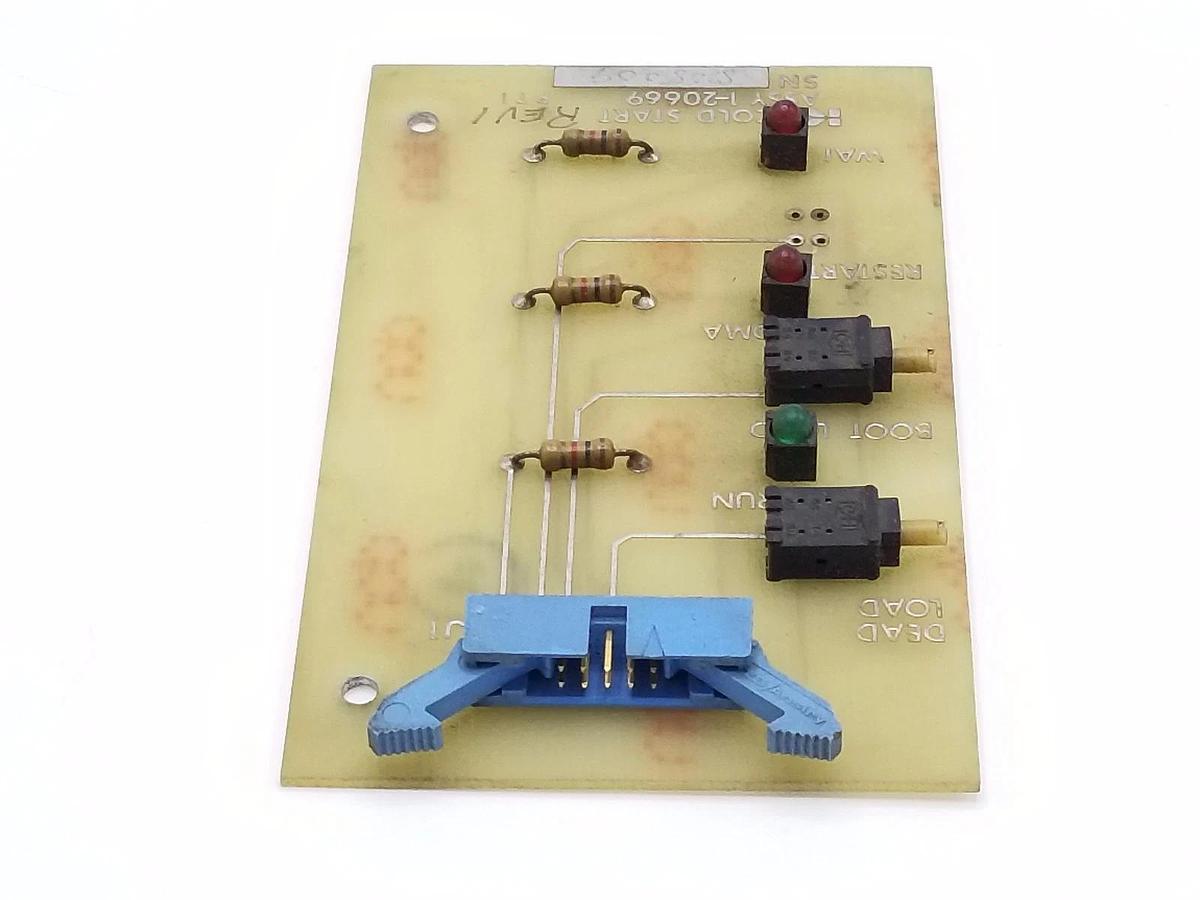 Used KEARNEY & TRECKER 1-20669 PC BOARD COLD START REV. 1, 120669, 129733