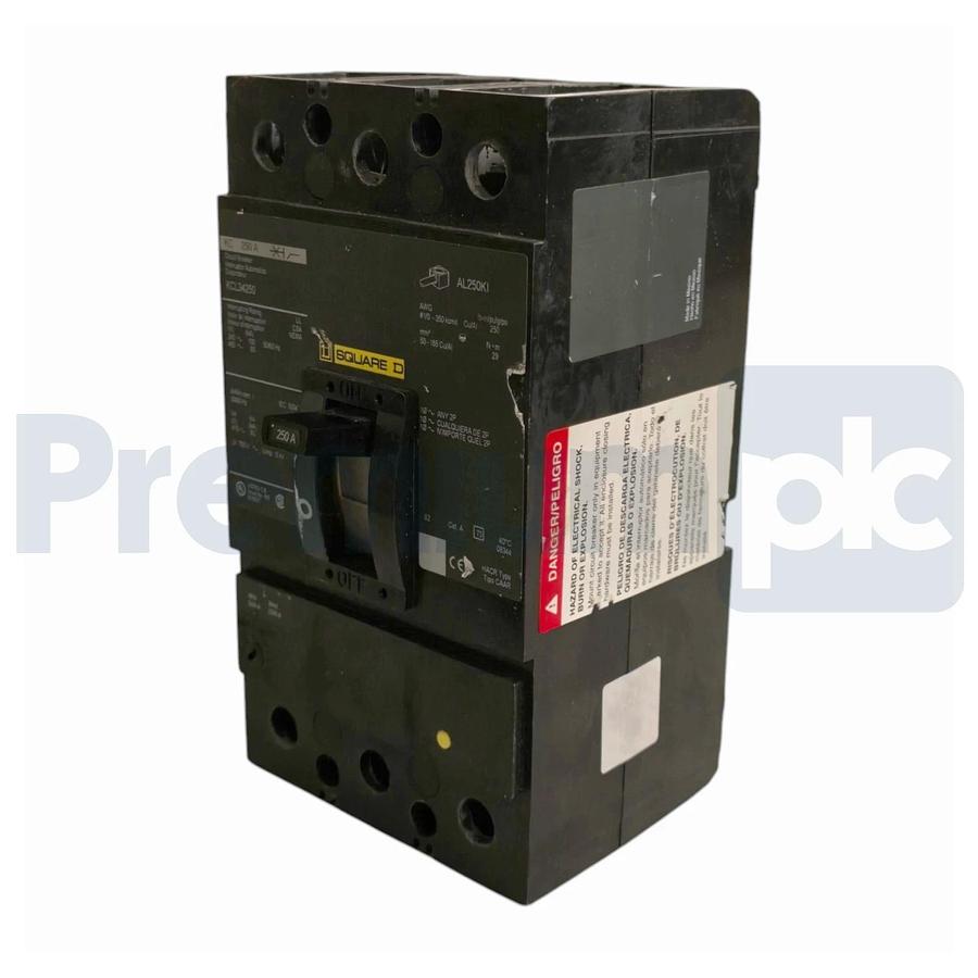 Square D KCL34250 Circuit Breaker | 3 Pole | 250 Amp | 480V | 65kA @ 480V NSNP