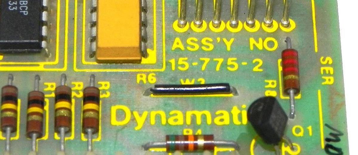 Used DYNAMATIC 15-775-2 FAULT INDICATOR PC BOARD 157752