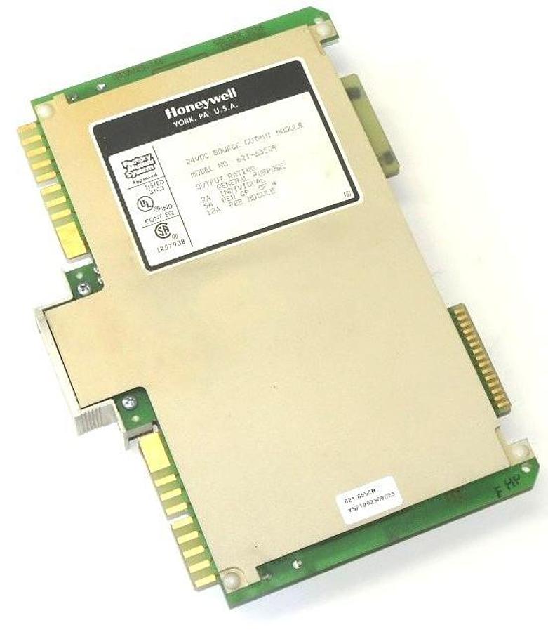 Used HONEYWELL 621-6550R OUTPUT MODULE 24VDC W/O WIRING HARNESS 6216550R