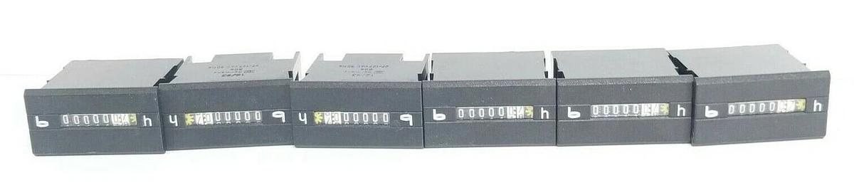 Used LOT OF 6 GERMANY 604 COUNTER MODULES 97-127VAC 60HZ