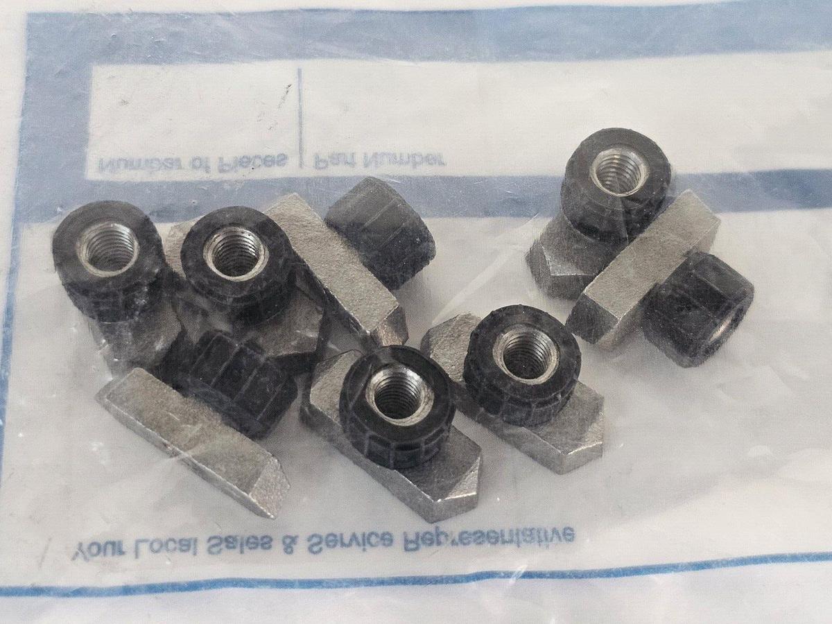 LOT OF 8 NEW SWAGELOK SS-S0-RNM METRIC RAIL NUTS SSS0RNM