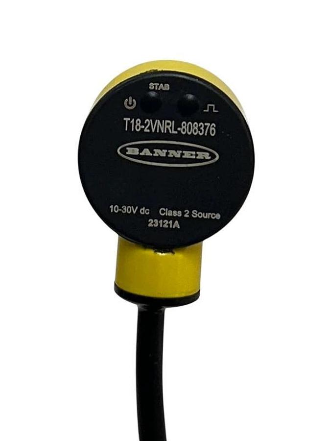 BANNER T18-2VNRL-808376 / 808376 PHOTOELECTRIC WASHDOWN SENSOR 25000mm NPN NSMP