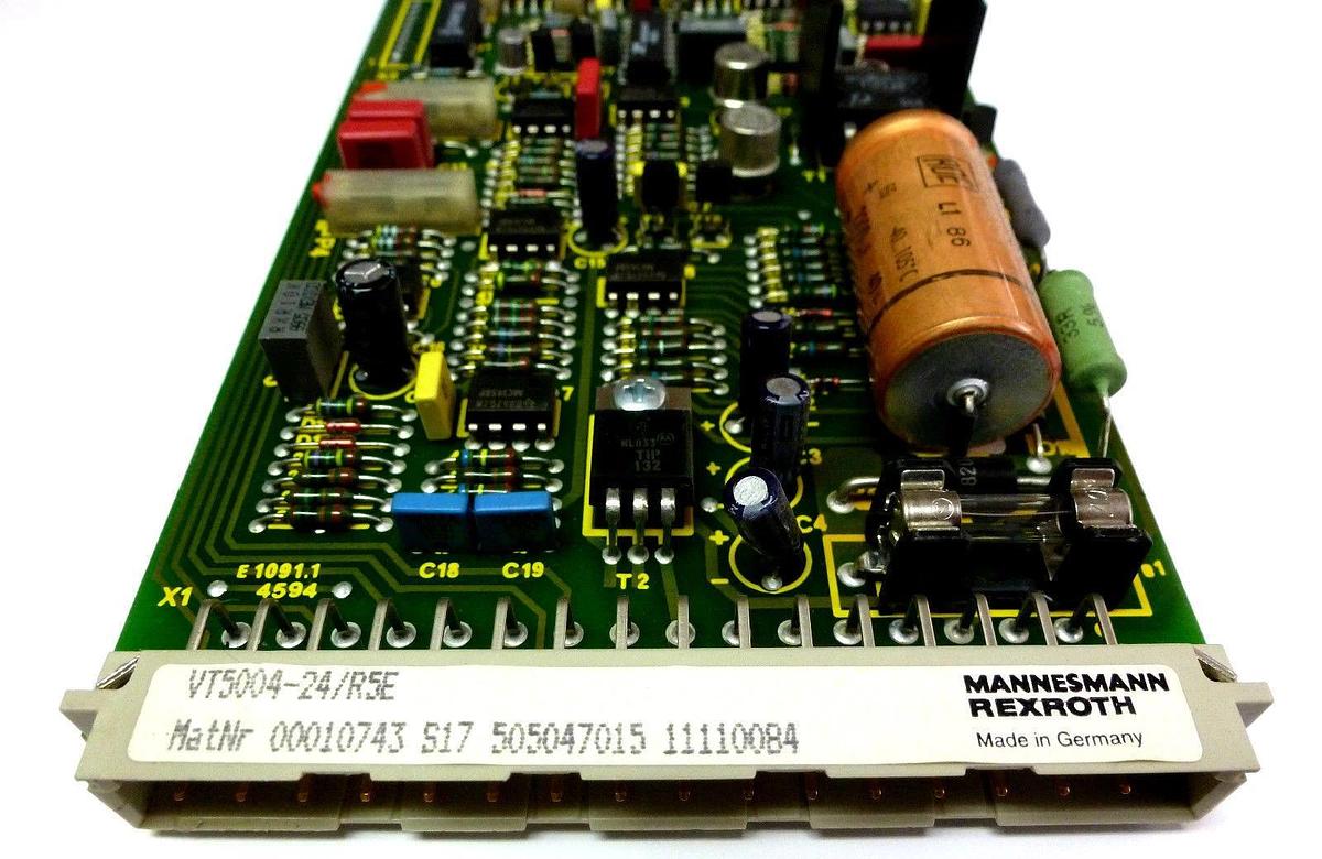 Used REXROTH MANNESMANN VT5004-24/R5E AMPLIFIER CARD VT500424R5E