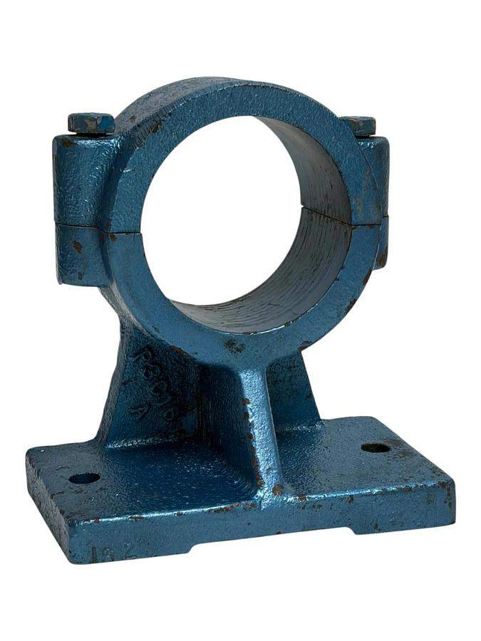 Used Vintage Heavy-Duty Cast Iron Split Pillow Block Bearing Housings P30167 A - Pair