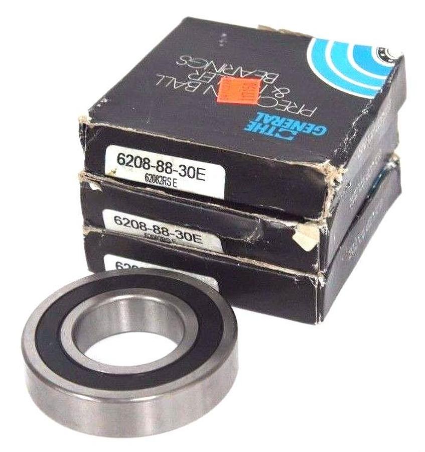 LOT OF 3 NIB THE GENERAL 6208-88-30E PRECICION ROLLER BEARINGS 62088830E