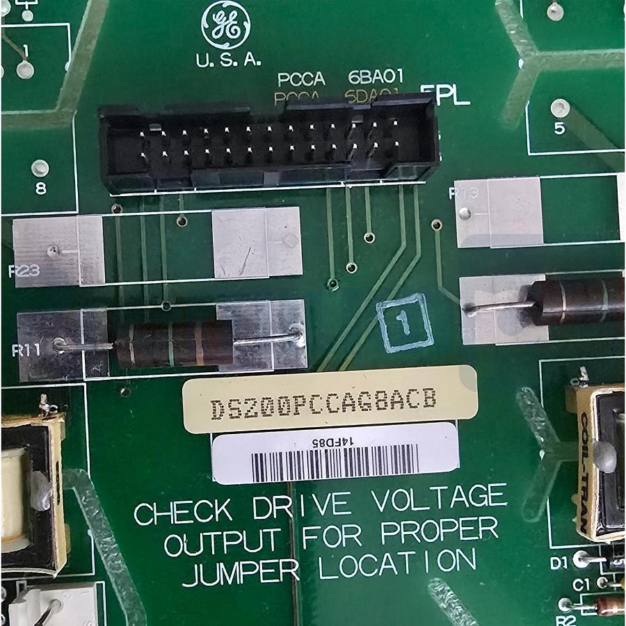 GE DS200PCCAG8A | DS200PCCAG8ACB Mark V Turbine Power Connect Card Assy. NSMP