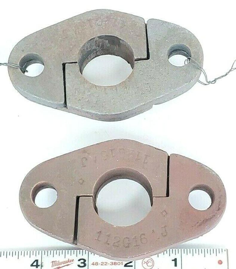 Used LOT OF 2 INGERSOLL-RAND 112G16AJ PUMP GLANDS 112G16AJX1 (2 HALVES EACH)