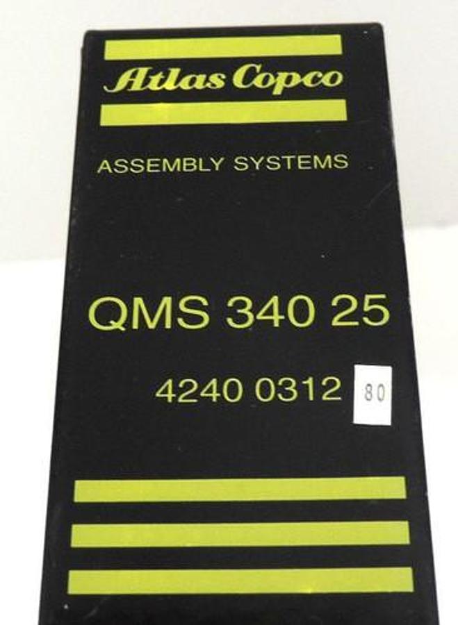 Used ATLAS COPCO 4240031281-0004 SERVO CONTROLLER QMS 340 25 340VDC 25A, QMS34025