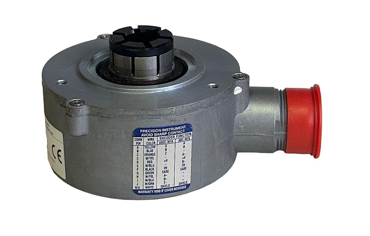 Used NEW BEI SENSORS 01070-294 / XHS35F-62-R2-SS-1024-ABZC-28V/V-SM18 ENCODER 5-28VDC