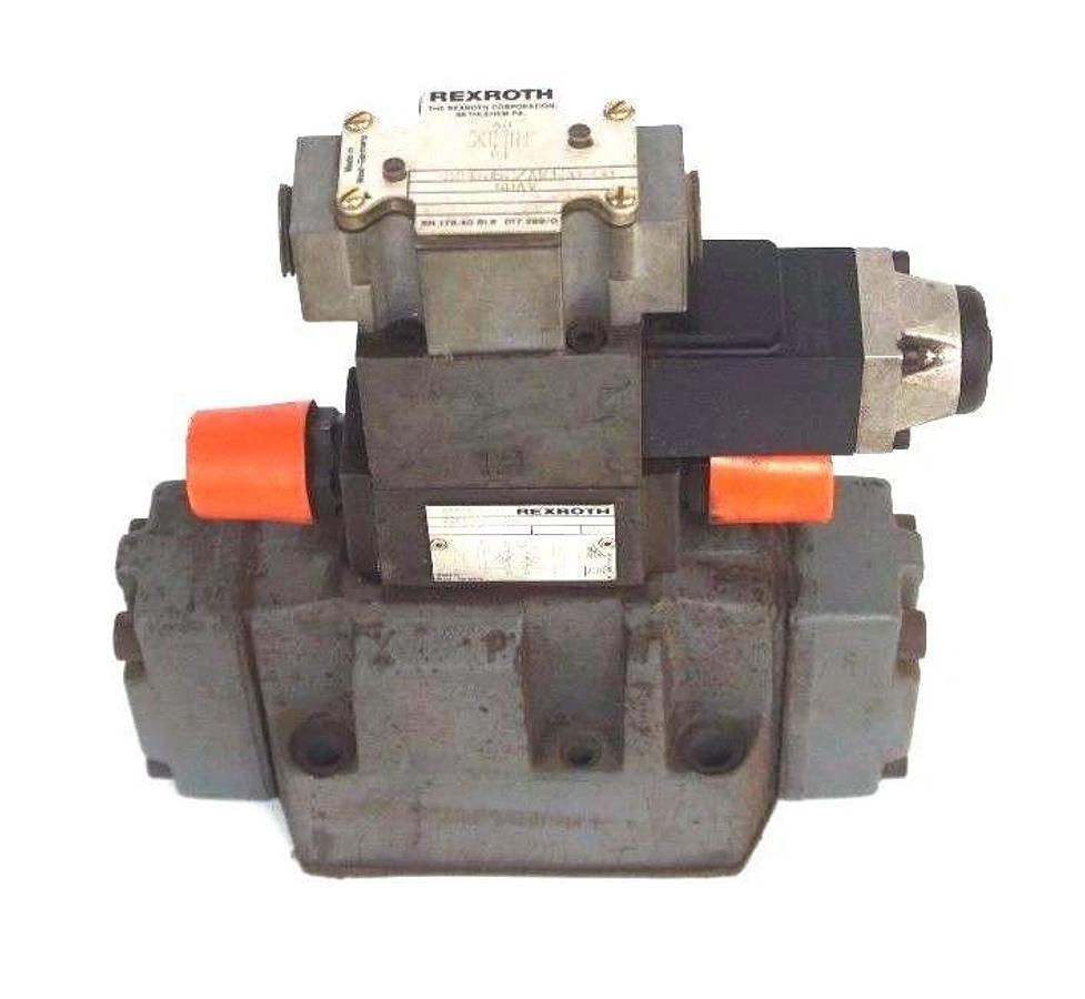 Used REXROTH 4WEH16J60/6AW120-60NETS2 VALVE W/ Z2FS-6-2-41-10V & 4WE6J52/AW120-60