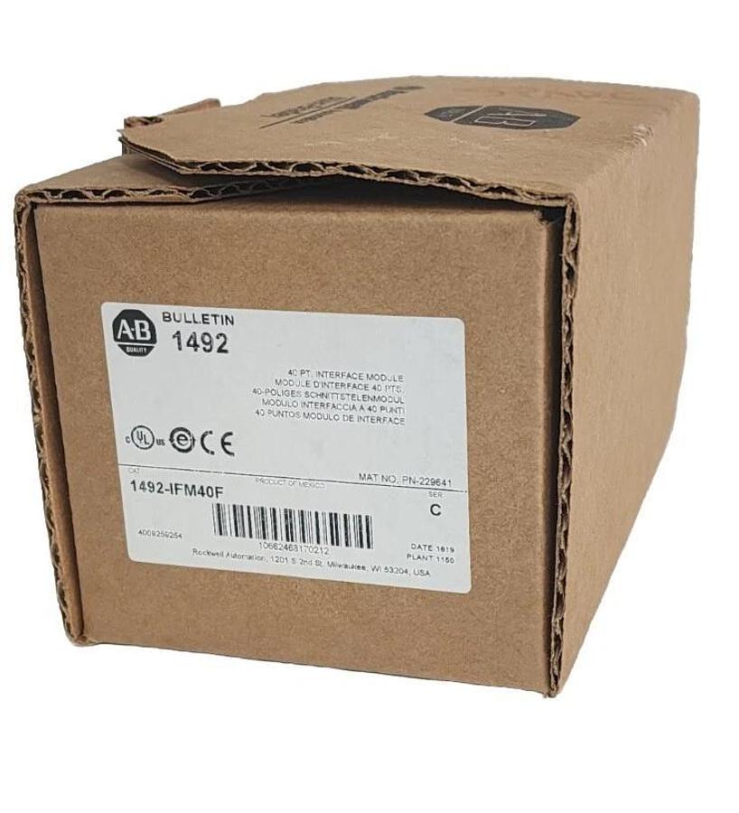 Used NIB ALLEN BRADLEY 1492-IFM40F 40 POINT INTERFACE MODULE SER. C