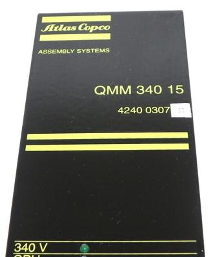 Used ATLAS COPCO 4240030780 SERVO CONTROLLER QMM 340 12